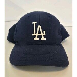 Vintage Los Angeles Dodgers Hat Cap Snapback Blue Logo Athletic 90s